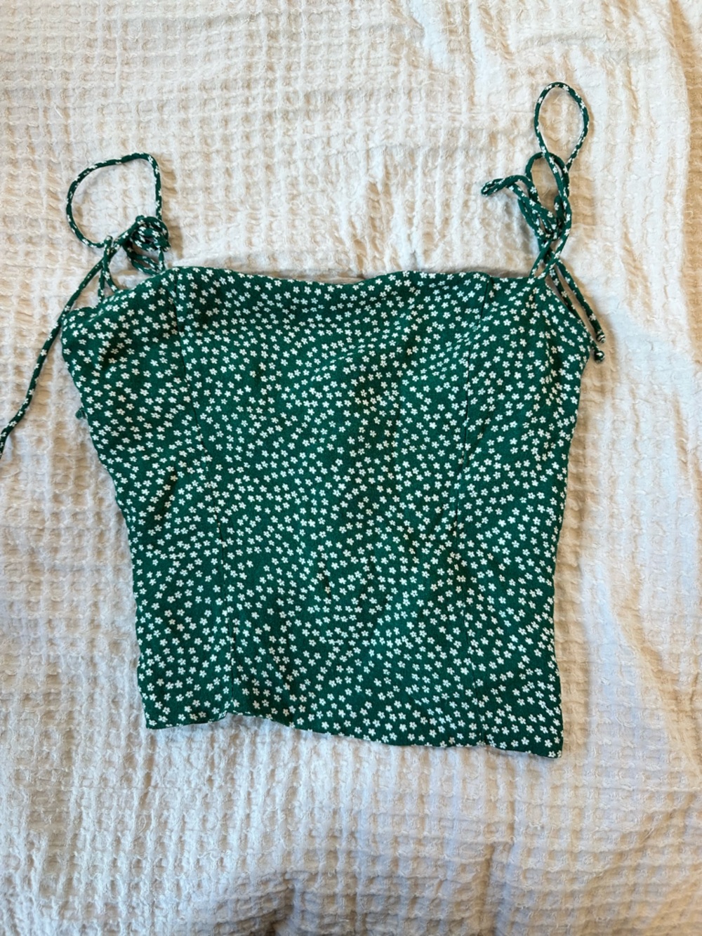 Reformation Floral Tie-Strap Cami Top